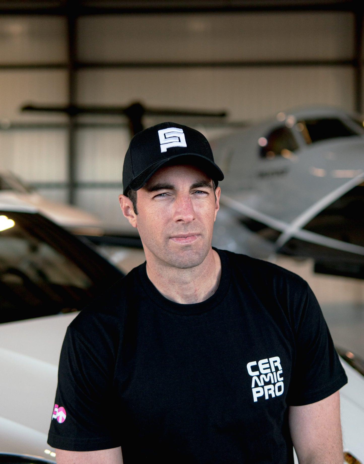 Flat Bill Block Trucker Hat